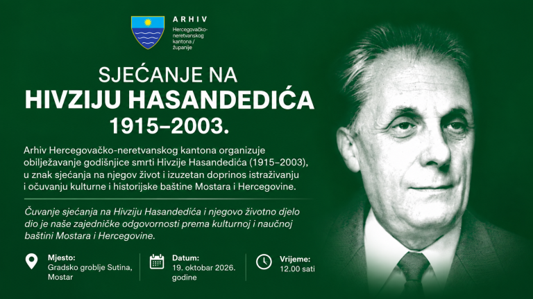 Mostar se prisjeća Hivzije Hasandedića: Obilježavanje godišnjice smrti na Sutini