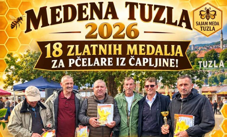 Sajam u Tuzli: Čapljinski pčelari osvojili 18 zlatnih medalja!